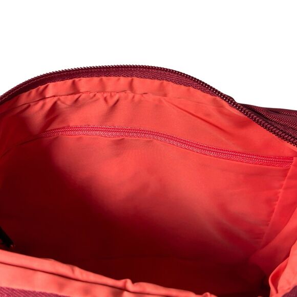 TRAVELON Red Full Zip Crossbody Purse Travel Bag-Adjustable Strap-Zip-Pockets - Picture 10 of 16